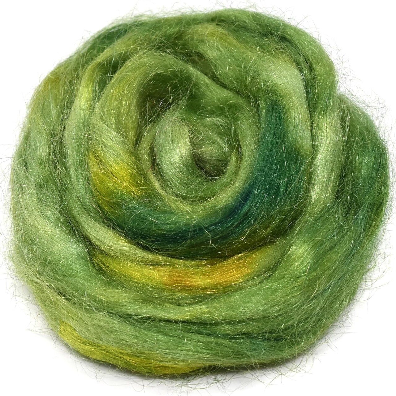 FIRESTAR Nylon Fiber for Spinning, Blending, Dyeing, Felting and Doll Making. Trilobal Nylon Combed Top